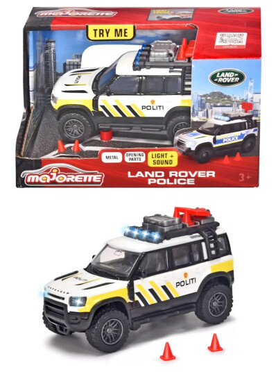 Majorette Land Rover Police Majorette Land Rover Police