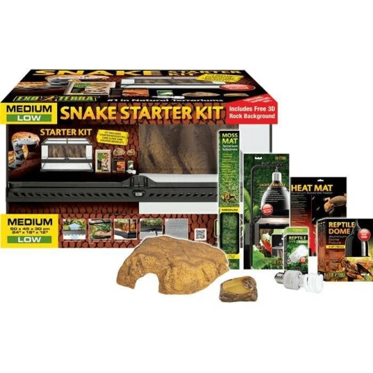 Terrarium Exo Terra Startkit slange 60x45x30cm