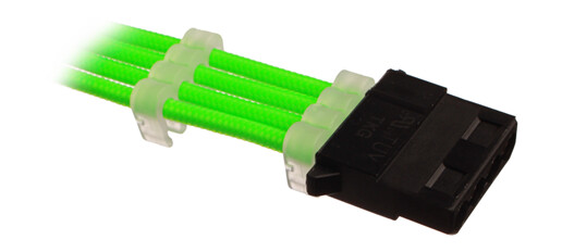 DUTZO Sleeved 4-pins Molex Cable - Green