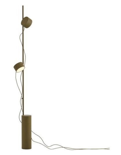 Muuto Gulvlampe Brun Grønn Muuto Gulvlampe Brun Grønn