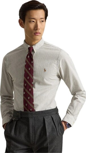 Polo Ralph Lauren Classic Oxford Cubdppcs Uni Stripe Brown M