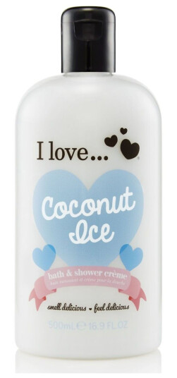 I Love Bubble Bath & Shower Créme Coconut & Cream 500ml