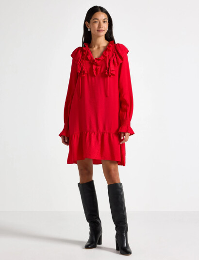 Lindex Dress Winny   Red   XS