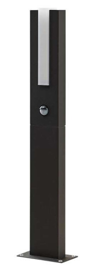 Lucande Virgalia LED-gatelampe, 65 cm med sensor