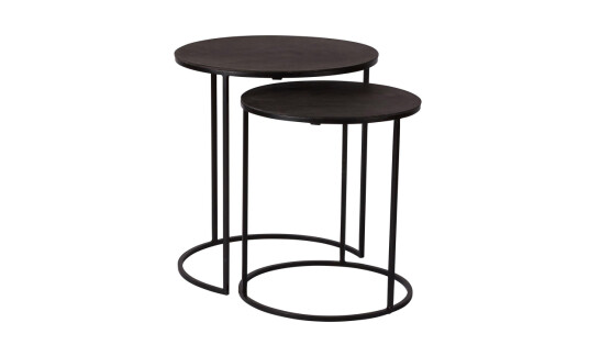 Wikholm Form KOBE Bord 2 sett Small Svart 2