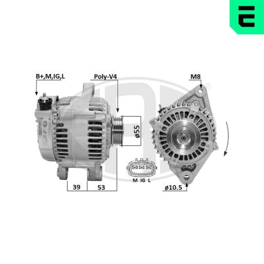 Dynamo ERA 209673A Dynamo ERA 209673A