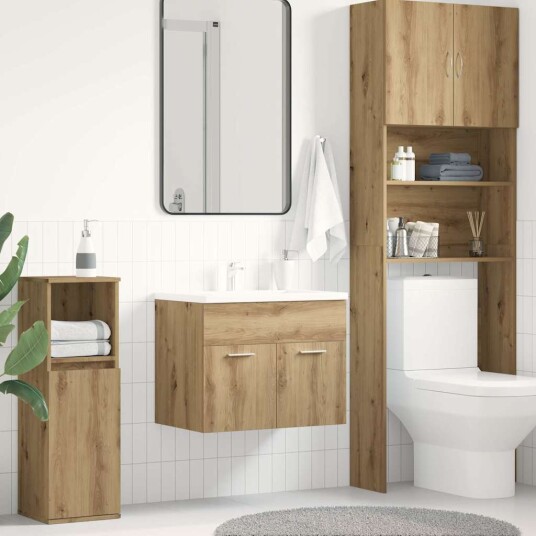 Vidaxl Servantskap artisan eik 60x38,5x46 cm konstruert tre 862024
