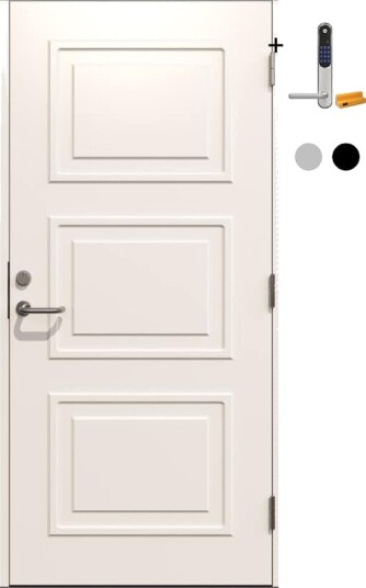 Ytterdør Gilje Dirdal Dekor Tett med Yale Doorman Classic Home Ytterdør Gilje Dirdal Dekor Tett med Yale Doorman Classic Home