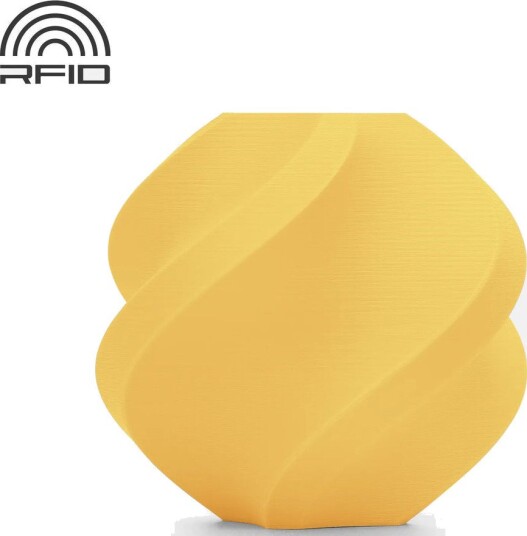 Bambu Lab Bambu Lab PLA Matte Matte Lemon Yellow 11400 Refill uten spole
