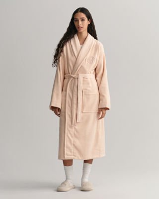 Gant Crest morgenkåpe, unisex LIGHT APRICOT XS