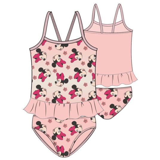 Minni Mus Badedrakt - 98 / 3 år - Barn - 85% polyester/15% elastan