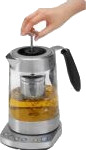 ProfiCook PC-WKS 1020 G Elektrisk Vannkoker 1.7L 3000W Rustfritt Stål/Svart ProfiCook PC-WKS 1020 G Elektrisk Vannkoker 1.7L 3000W Rustfritt Stål/Svart