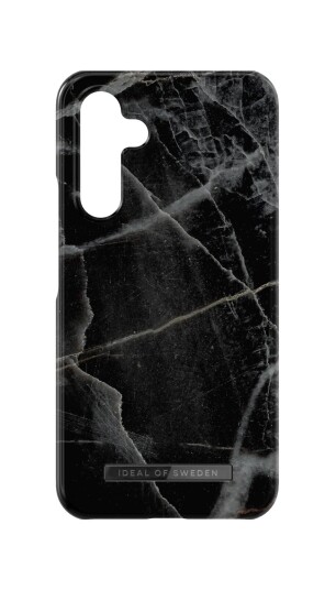 iDeal of Sweden Fashion Case Galaxy A54 Black Thunder Marble