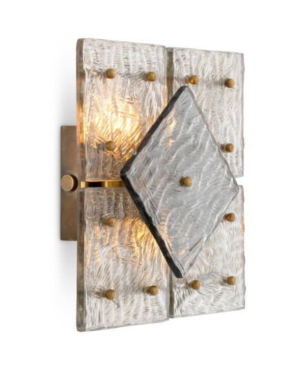 Eichholtz Hestia Wall Lamp Vintage Brass Eichholtz Hestia Wall Lamp Vintage Brass