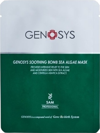 Genosys Soothing Bomb Sea Algae Mask 1stk Genosys Soothing Bomb Sea Algae Mask 1stk