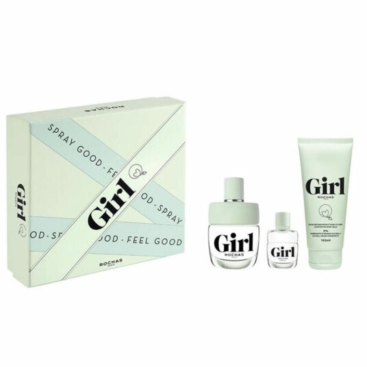 ROCHAS Sett Dame Parfyme Rochas Girl 3 Deler ROCHAS Sett Dame Parfyme Rochas Girl 3 Deler