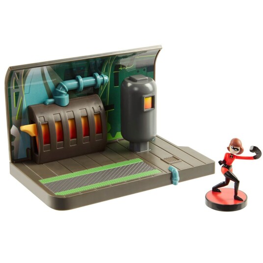 The Incredibles 2 Acion Pack Lab Assault lekesett med figur
