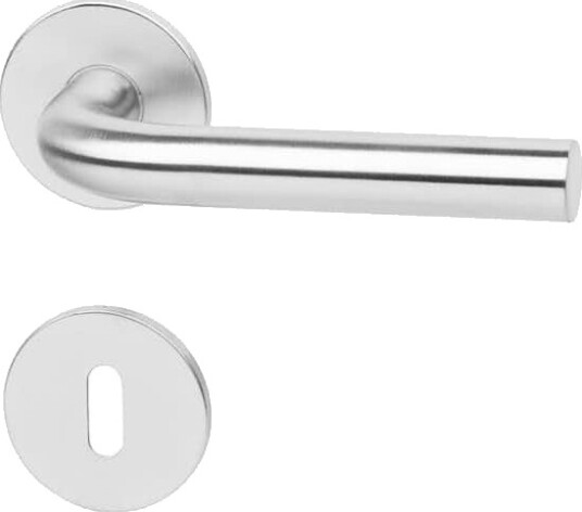Habo A13152 16 Dørhåndtak i Rustfritt Stål, L-form, Egnet for Dørtykkelse 36-40mm Habo A13152 16 Dørhåndtak i Rustfritt Stål, L-form, Egnet for Dørtykkelse 36-40mm