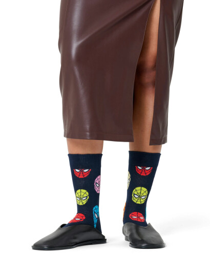 Happy Socks Marvel™ Spider-Man Spidey Sock - Navy - 36-40