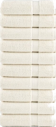 Premium håndklær SOLUND 10 stk kremhvit 50x100cm 600 g/m2 Premium håndklær SOLUND 10 stk kremhvit 50x100cm 600 g/m2