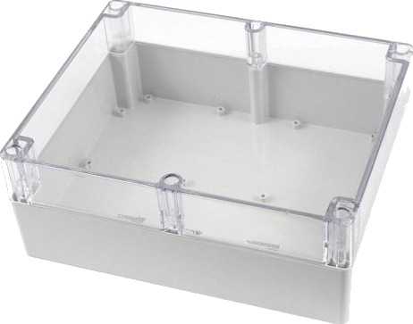 Hammond Electronics 1554YA2GYCL Polykarbonat Grå Kabinett