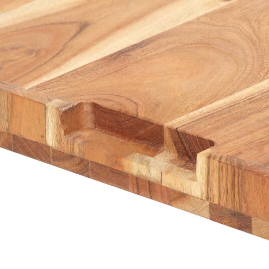 Skjærebrett 40x30x4 cm heltre akasie - Skjærebrett 40x30x4 cm heltre akasie -
