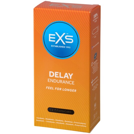EXS Delay Kondomer 12 stk Clear