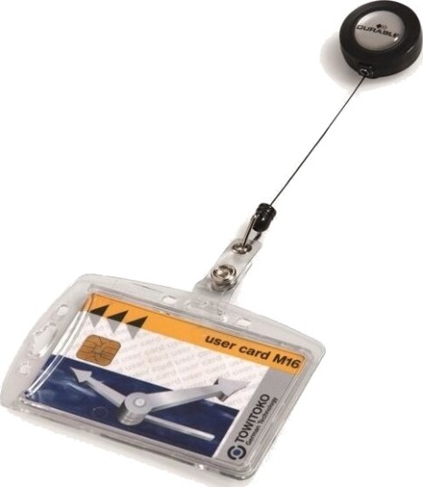 Durable Kortholder 54 X 85 Mm Med Mekanisme (1 Stk.) Durable Kortholder 54 X 85 Mm Med Mekanisme (1 Stk.)