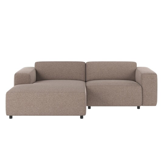 Rowico Home Willard Sofa 3-pers. m. chaiselong, Venstre, Beige stoff Unoliving 1732871-02-0 1730542-01-0