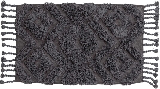 Venture Design Hilma teppe Mørk grå 80 x 50 cm