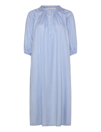Naja Lauf Nicole Dress Cotton Sateen Blue 36 Naja Lauf Nicole Dress Cotton Sateen Blue 36
