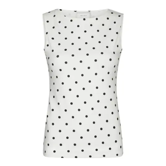 Neo Noir Dame Topper Hvit L