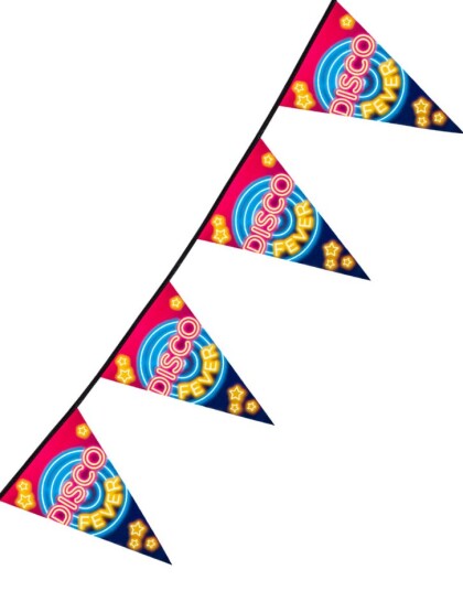 6 Meter Vimpelbanner Disco Fever