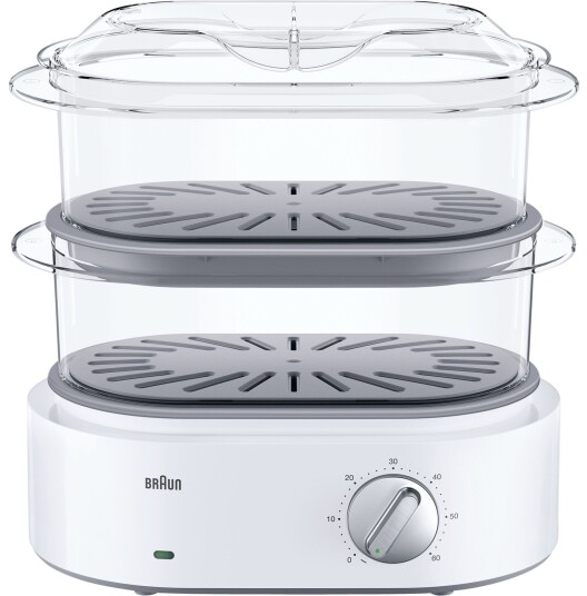 Braun FS 5100 IdentityCollection Dampkoker 2 liter 850W Hvit