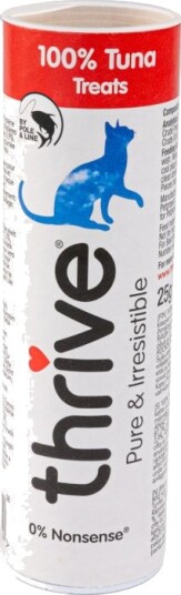 Thrive Frysetørket Kattesnacks Tunfisk 5 X 25 G