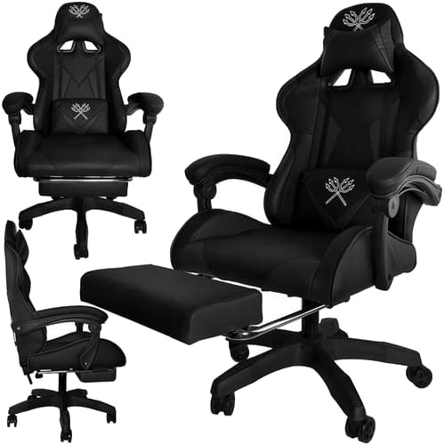 Gaming stol - svart Dunmoon 24243 Gaming stol - svart Dunmoon 24243