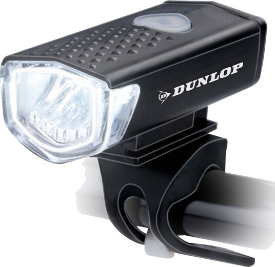 Dunlop Sett Med Led Sykkellykter Foran Og Bak Usb-Lading Dunlop Sett Med Led Sykkellykter Foran Og Bak Usb-Lading