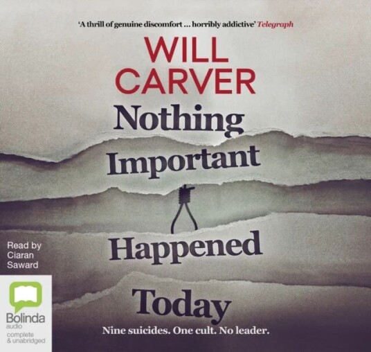 Nothing Important Happened Today Av Will Carver