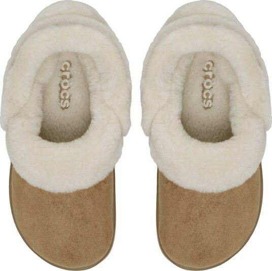 Crocs Sandaler - Classic+ Uforglemmelig vegansk Suege Clog Spa - - Crocs - 39/40 - Sandals Beige Brun - 39-40