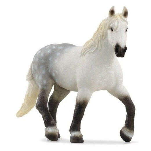 Schleich Percheron Hoppe Lekefigur Svart, Grå, Hvit Schleich Percheron Hoppe Lekefigur Svart, Grå, Hvit