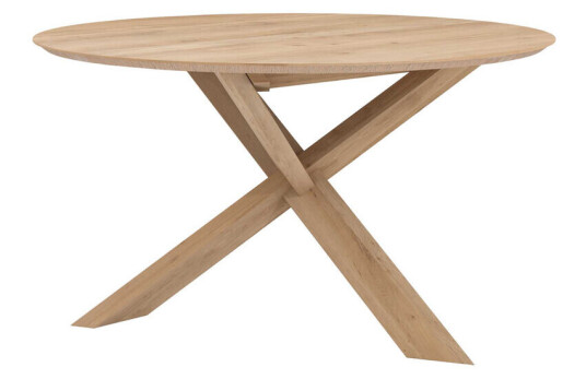 Ethnicraft Circle spisebord Eik lakk Ø 136 cm