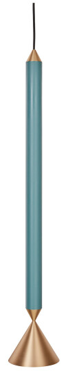 Pholc Apollo 59 pendel Deep Sea / Polished Brass
