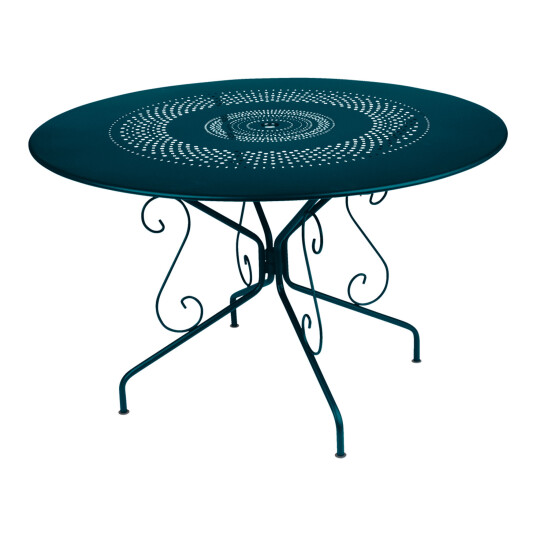 Fermob Montmartre Table 117 cm Acapulco Blue 21