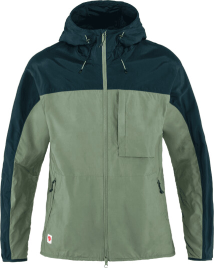 Fjellreven Men's High Coast Wind Jacket Grønn M Man