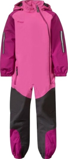 Bergans Kids' Lilletind Coverall 80, Ibis Rose/Fandango Purple