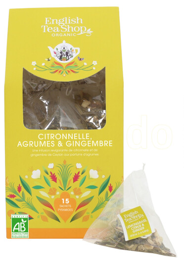 English Tea Shop Lemongrass, Citrus & Ginger Tea Ø - 15 Poser English Tea Shop Lemongrass, Citrus & Ginger Tea Ø - 15 Poser