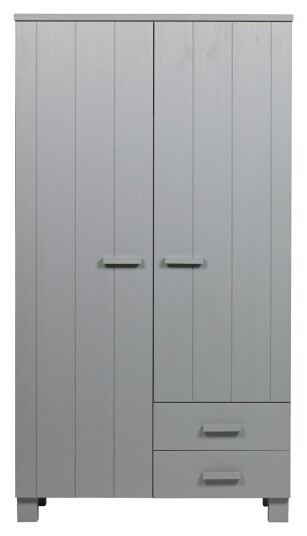Woood Dennis Garderobeskap 202x111x55 - Concrete grå 1691281-02-512 1609690-02-0 Woood Dennis Garderobeskap 202x111x55 - Concrete grå 1691281-02-512 1609690-02-0