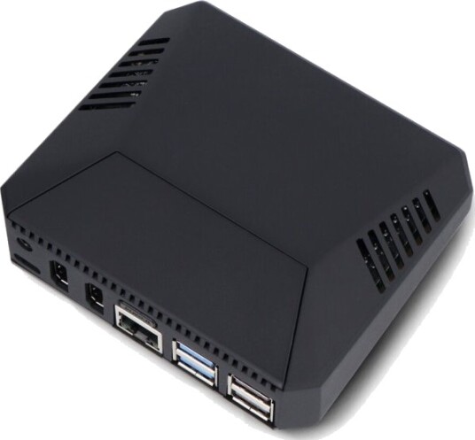 Argon40 Argon One V3 Deksel For Raspberry Pi 5 Med Vifte Og Radiator I Aluminium Svart Argon40 Argon One V3 Deksel For Raspberry Pi 5 Med Vifte Og Radiator I Aluminium Svart