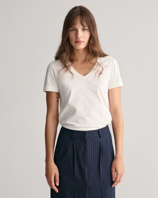 Shield t-skjorte med v-hals WHITE XXL Shield t-skjorte med v-hals WHITE XXL