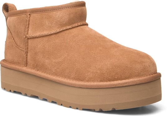 UGG K Classic Ultra Mini Platform CHESTNUT 37